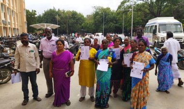 அம்பலூர் பகுதியை சேர்ந்த 110 பேர் குடிமனை பட்டா கேட்டு மாவட்ட ஆட்சியரிடம் மனு.!