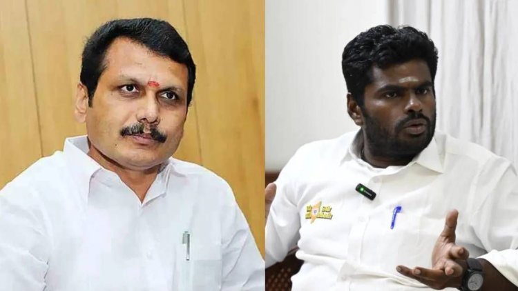 செந்தில் பாலாஜி என்ன காந்தி மகானா என அண்ணாமலை காட்டம்