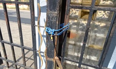 காவலாளி மீது நுழைவு வாயில் இரும்பு கேட் விழுந்து பரிதாபமாக பலி.!