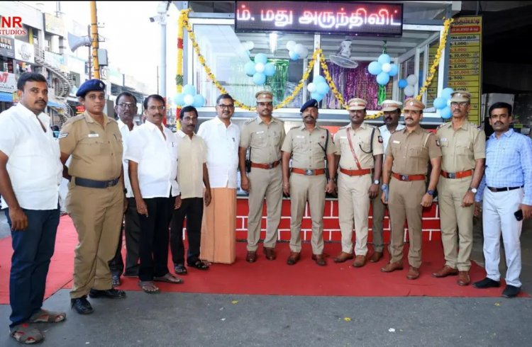 புறக்காவல் சாவடிகளை திறந்து வைத்த மாவட்ட காவல் கண்காணிப்பாளர். !