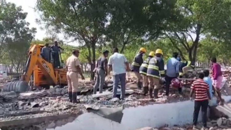 விருதுநகர்: பட்டாசு ஆலையில் வெடிவிபத்து - 6 பேர் பலி