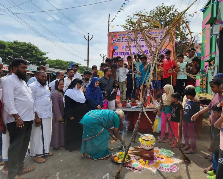 மேட்டுப்பாளையம் 6 ஆவது வார்டில் 3 ஆம் ஆண்டு சமத்துவ பொங்கல் விழா.!