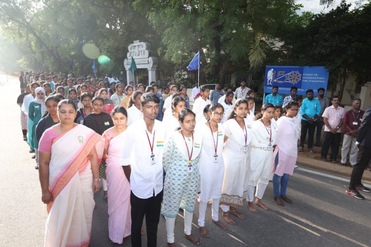 காந்திகிராம கிராமிய நிகர்நிலைப் பல்கலைக்கழகத்தில் 76-வது குடியரசு தின விழா.!
