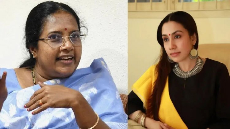 வானதி சீனிவாசனுக்கு போட்டியாக சத்தியராஜ் மகளா. !