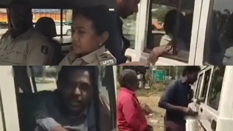 தமிழக ஓட்டுநரிடம் லஞ்சம் பெற்ற கர்நாடக போலீஸ். ! கடைசியில் தரமான சம்பவம்.!