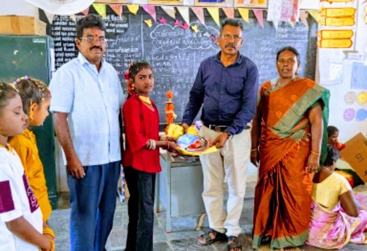 ஊராட்சி ஒன்றிய தொடக்கப்பள்ளியின் ஆண்டு விழாவில் பள்ளி மாணவ, மாணவிகளின் வண்ணமிகு கலை நிகழ்ச்சிகள்.!