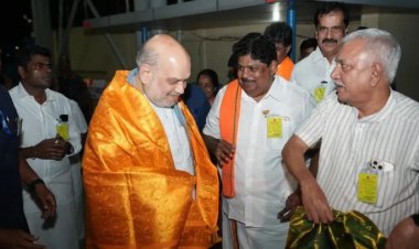 உள்துறை அமைச்சர் அமித்ஷா அலுவலகத்திலிருந்து போன்.! உடனே ஓடோடி வந்த பா.ஜ.க.புள்ளி.!