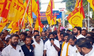 தென்காசியில் பி எம் டி மக்கள் பாதுகாப்பு இயக்கம் சார்பில் கவன ஈர்ப்பு ஆர்ப்பாட்டம்.!