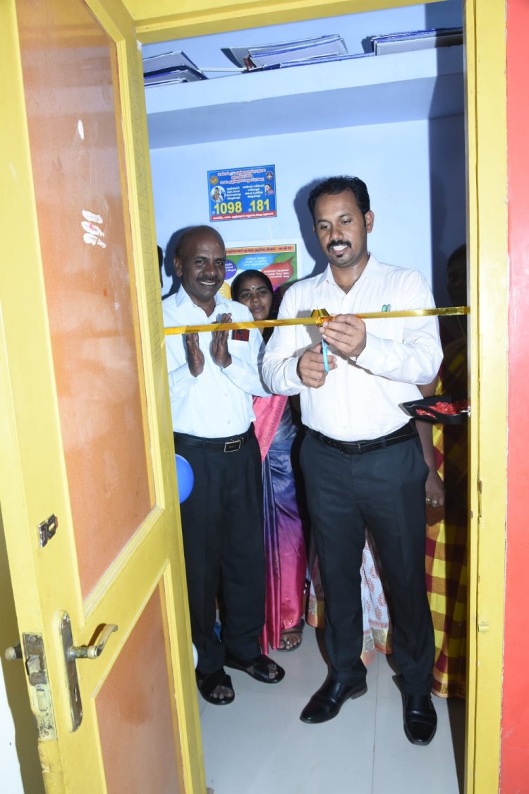 தென்காசி மாவட்ட குழந்தை நலக்குழு அலுவலகத்தினை மாவட்ட ஆட்சியர் திறந்து வைத்தார்.!