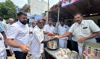 இலஞ்சியில் திமுக இளைஞரணி சார்பில் நீர் மோர் பந்தல்.!