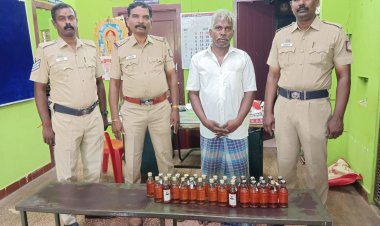 சட்ட விரோதமாக மது விற்பனையில் ஈடுபட்ட நபர் கைது.!