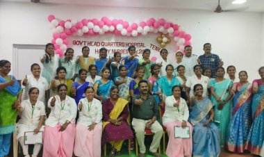 அரசு தலைமை மருத்துவமனையில் உலக செவிலியர் தின விழா .!