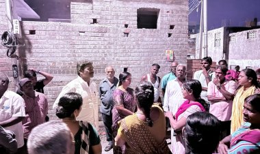 பெருநகர சென்னை மாநகராட்சி 194 வது வார்டில்  மாமன்ற உறுப்பினர் விமலா கர்ணா ஏற்பாட்டில் மக்கள் குறை தீர்ப்பு முகாம்.!