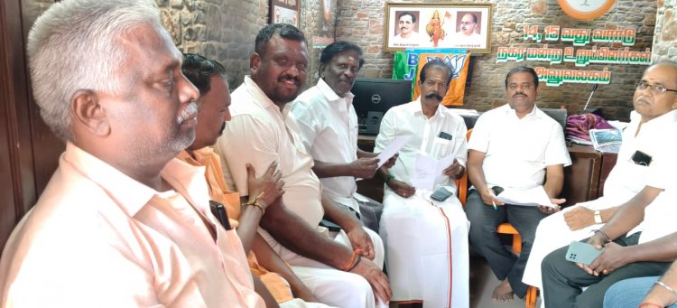 தென்காசியில் பாரதிய ஜனதா கட்சி ஆலோசனைக் கூட்டம்.!