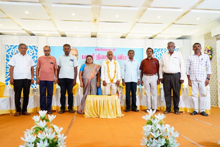 தென்காசி வட்டாரக் கல்வி அலுவலர் இளமுருகனுக்கு பணி நிறைவு பாராட்டு விழா.!