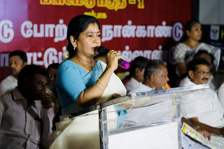 திமுக - வின் நான்காண்டு கால ஆட்சியை போற்றும் வகையில் கோவையில் நன்றி தெரிவிப்புக் கூட்டம்.!