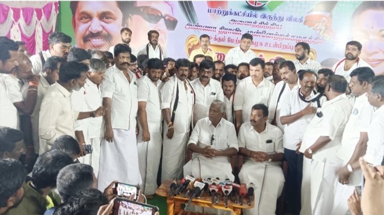 சட்டம் ஒழுங்கு மிகப்பெரிய அளவில் பாதிக்கப்பட்டுள்ளது. பொதுமக்கள் அமைதியாக வாழ முடியாத சூழ்நிலை - கே.பி.முனுசாமி உரை.!