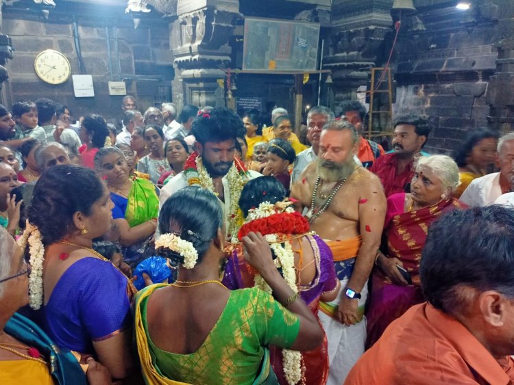 இலஞ்சி குமார கோயிலில் நேற்று ஒரே நாளில் 14 திருமணங்கள்.!