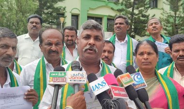 சிபில் ஸ்கோர் அறிக்கையை முழுமையாக கைவிட வலியுறுத்தி தமிழக விவசாயிகள் பாதுகாப்பு சங்கத்தின் சார்பில் மாவட்ட ஆட்சியரிடம்  புகார் மனு. !