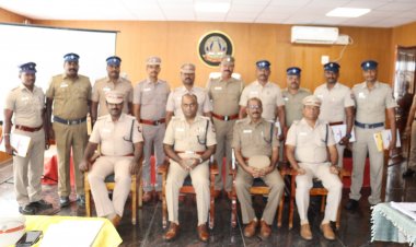 தென்காசி மாவட்ட காவல் அதிகாரிகளுக்கான கலந்தாய்வு கூட்டம்.!