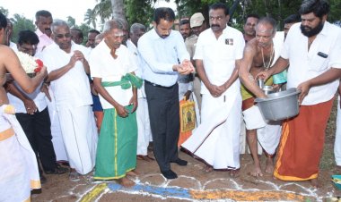 அருள்மிகு திருமலைக்குமார சுவாமி திருக் கோயிலில் ரூ.282 லட்சம் மதிப்பீட்டில் திருமண மண்டபம். !