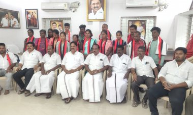 பா.ஜ.க.வில் இருந்து விலகி திமுக வில் இணைந்த தொண்டர்கள். !