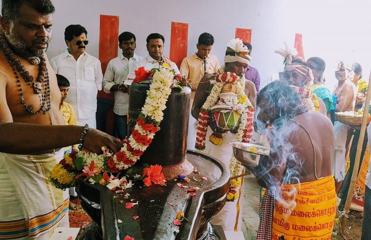 அருள்மிகு விசாலாட்சி உடனுறை ஸ்ரீ காசி விசுவநாதர் சுவாமி லிங்க பிரதிஷ்டை .!