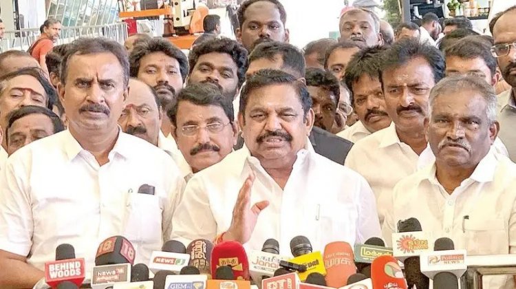 துரோக அதிமுக என திமுக பொதுக்குழுவில் தீர்மானம்.! இது குறித்து கோவையில்எடப்பாடி பழனிச்சாமி செய்தியாளர் சந்திப்பு. !