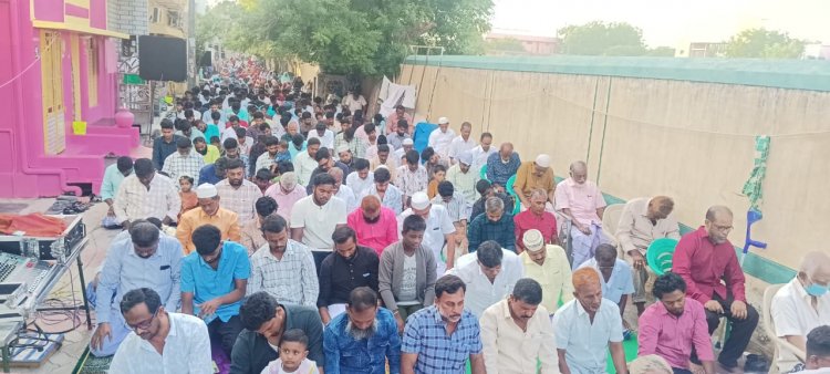 அருப்புக்கோட்டை தமிழ்நாடு தவ்ஹித் ஜமாத் சார்பாக பக்ரித் பெருநாள் தொழுகை. !