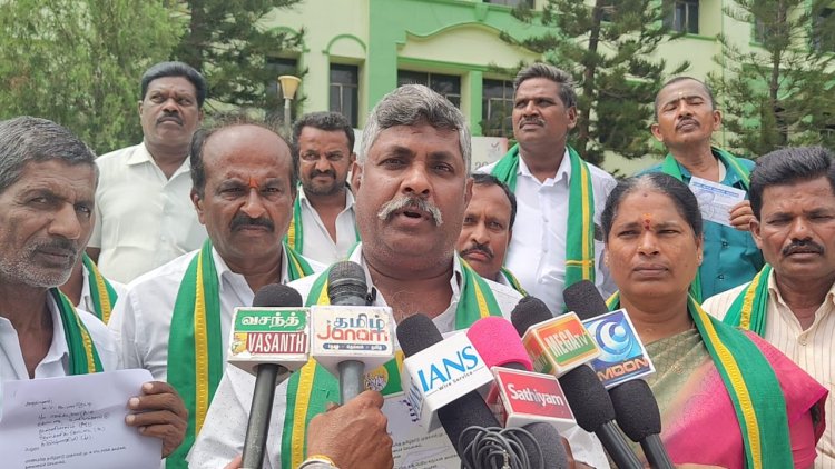 சிபில் ஸ்கோர் அறிக்கையை முழுமையாக கைவிட வலியுறுத்தி தமிழக விவசாயிகள் பாதுகாப்பு சங்கத்தின் சார்பில் மாவட்ட ஆட்சியரிடம் புகார் மனு. !