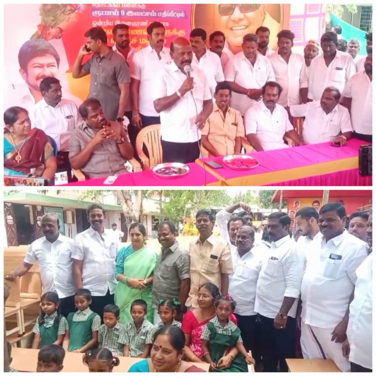 உதயநிதியை பெருமைப்படுத்திய ஒன்றிய இளைஞர் அணி துணை அமைப்பாளர்.!