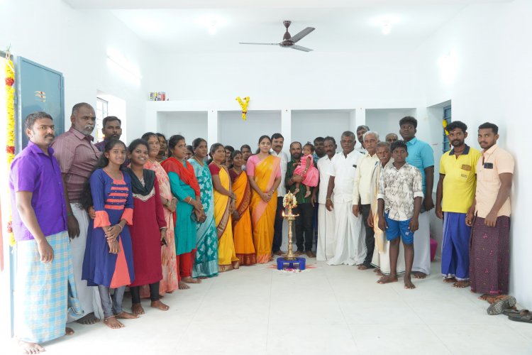 குறிப்பன்குளம் ஊராட்சியில் ரூ. 8 லட்சம் மதிப்பீட்டில் சமுதாய நலக்கூடம் .!