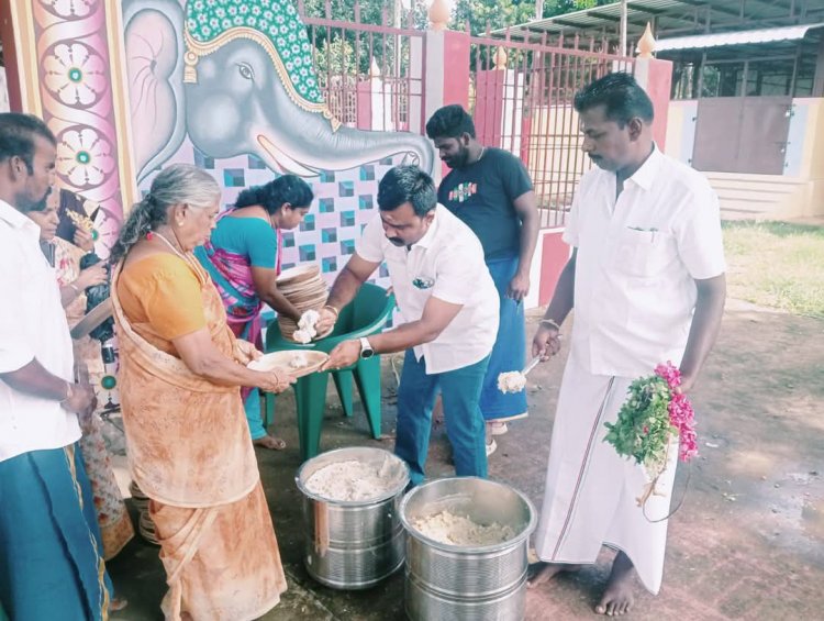 புளியரை தட்சிணாமூர்த்தி கோவிலில் ராகுல் காந்தி பிறந்த நாள் நிகழ்ச்சி .!