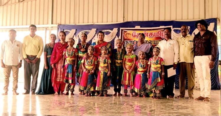 தருமபுரி மாணவிகள் கலந்து கொண்ட சலங்கை அணியும் விழா .!