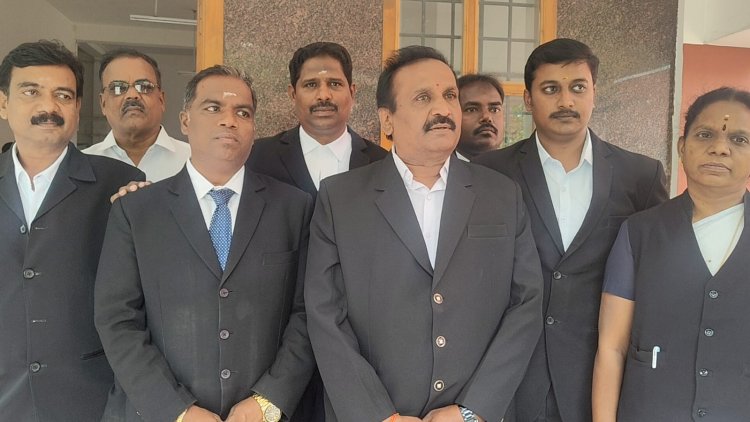 கிருஷ்ணகிரி மாவட்ட ஒருங்கிணைந்த நீதிமன்ற வளாகத்தில் உயர்நீதிமன்ற நீதிபதி சரவணன் நேரில் ஆய்வு .!