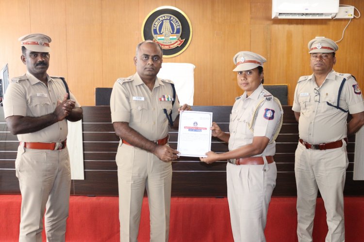 மாவட்ட காவல் அதிகாரிகளுக்கான மாதாந்திர குற்றகலந்தாய்வு கூட்டம் .!