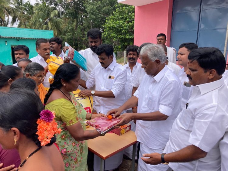 சட்டமன்ற உறுப்பினர் நிதியான 18.50 லட்சம் ரூபாய் மதிப்பீட்டில் கட்டப்பட்ட கட்டிடங்களை திறந்து வைத்த கே.பி. முனுசாமி  எம்.எல்.ஏ.!