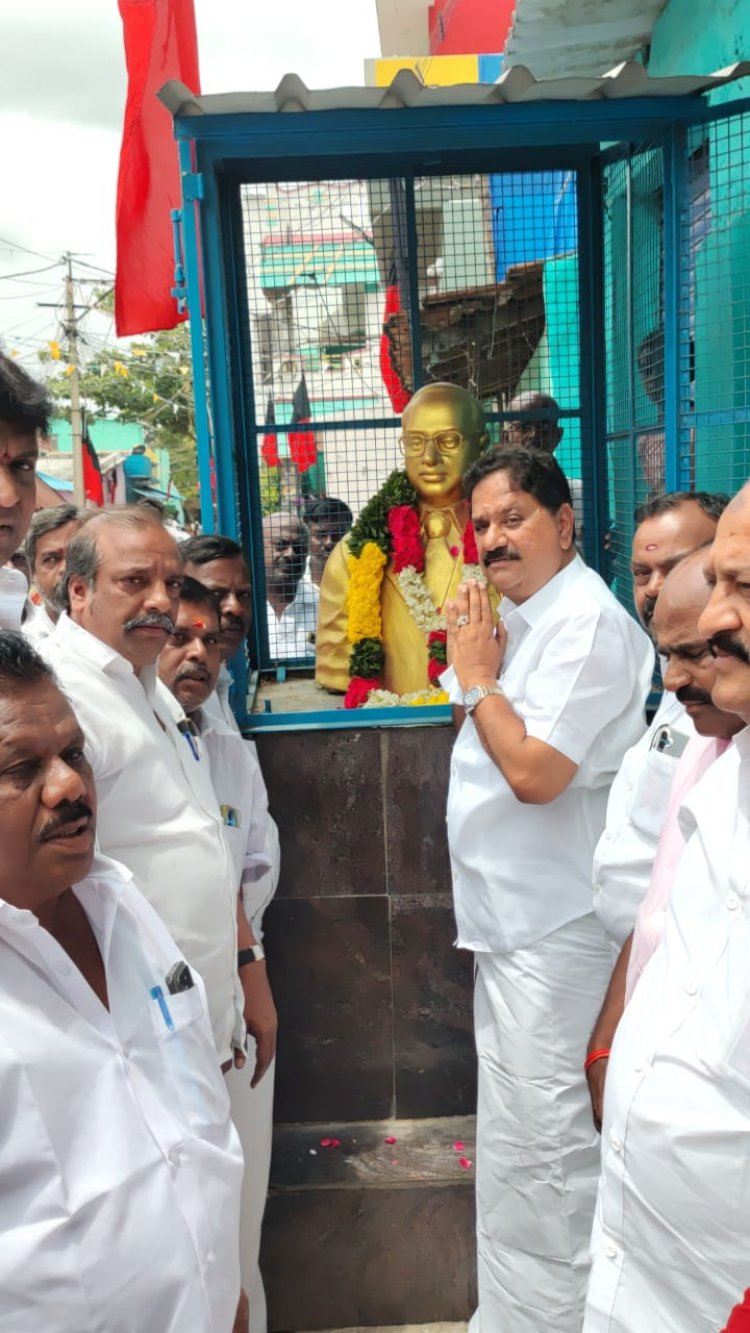 சமுதாய கூடம் மறுசீரமைப்பு புதுபிக்கும் பணிகளுக்கு பூமி பூஜை. !