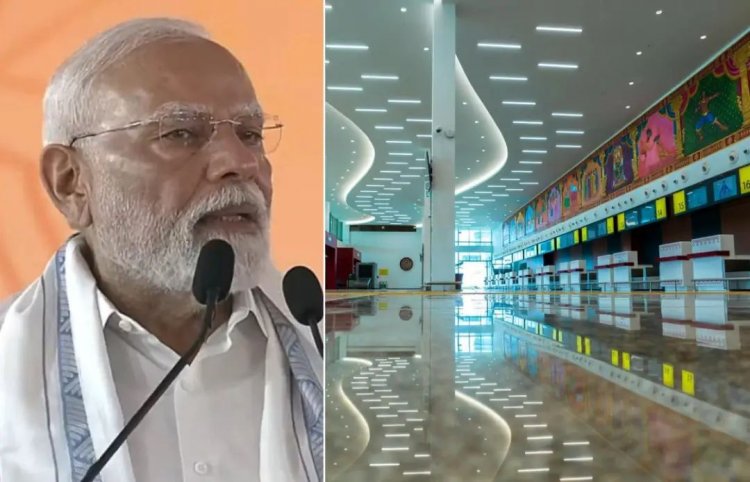 தூத்துக்குடி விமான நிலைய புதிய முனையத்தை பிரதமர் மோடி திறந்து வைத்தார்; ரூ.4,874 கோடியில் திட்டங்கள் தொடக்கம் .!
