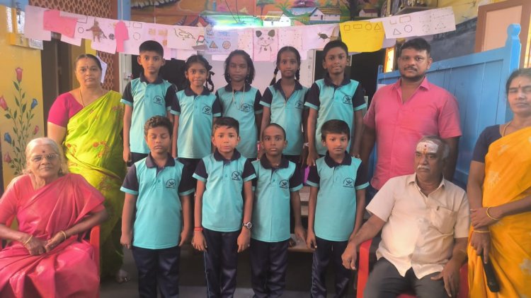 திருநாவுக்கரசு பள்ளியில் பெற்றோர் ஆசிரியர் சங்க கூட்டத்தில் சீருடை வழங்கும் நிகழ்ச்சி.!