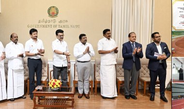 தமிழ்நாட்டின் பல்வேறு மாவட்டங்களில் அமைக்கப்பட்ட விளையாட்டு மைதானங்களை காணொளிக் காட்சி வாயிலாக திறந்து வைத்த முதலமைச்சர். !