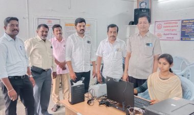 ரெட் கிராஸ் சொசைட்டி அலுவலகத்தில் ஆதார் சேவை மையம் தொடங்கப்பட்டது.!