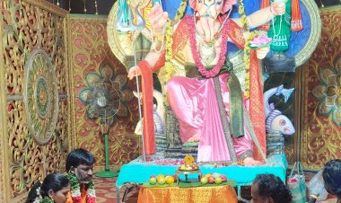 பால வினாயகர்  சிலைக்கு சிறப்பு பூஜையில் ஜாதி மத வேறுபாடுகள் இன்றி ஏராளமான மக்கள் பங்கேற்பு. !