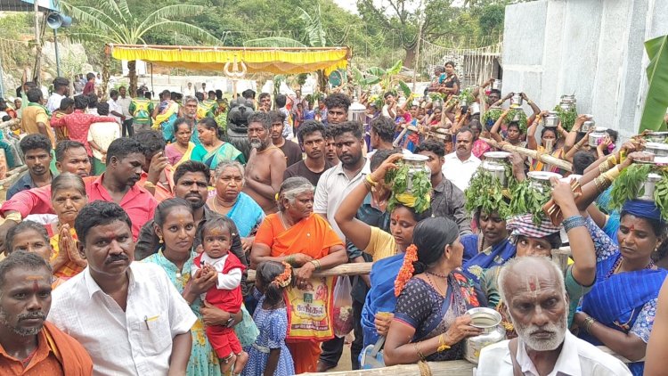 ஸ்ரீ ஆதிசக்தி பிரத்தியங்கிராதேவி அம்மன் திருக்கோவிலில் 5-ம் ஆண்டு 1008 பால்குட மஹா அபிஷேக விழா .!