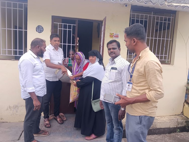 மேட்டுப்பாளையம் 6 வது வார்டில் தாயுமானவர் திட்டத்தின் கீழ் குடிமைப்பொருட்கள் வழங்கும் நிகழ்வு. !