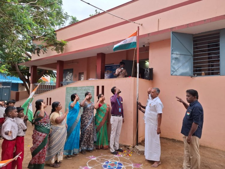 துத்திகுளம் பள்ளியில் 79 வது சுதந்திர தின விழா .!
