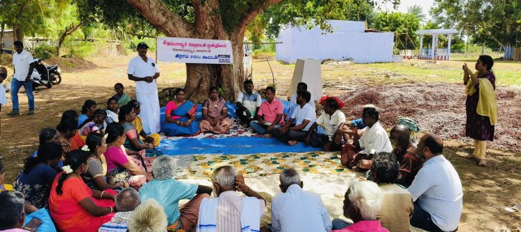 மேலப்பாவூர் ஊராட்சி சிறப்பு கிராம சபை கூட்டம் .!