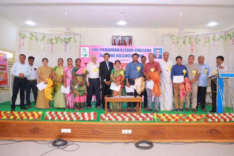 ஆழ்வார்குறிச்சி ஸ்ரீ பரம கல்யாணி கல்லூரியில் முப்பெரும் விழா.!