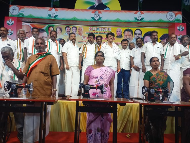 சுரண்டை நகர காங்கிரஸ் சார்பில் முப்பெரும் விழா .!