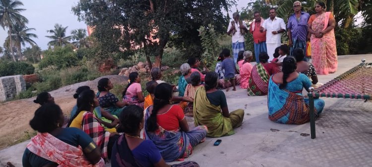 தமிழ் மாநில விவசாய தொழிலாளர் சங்கக் கூட்டம், ரஷ்யா பேகம் தலைமையில் நடைபெற்றது..!